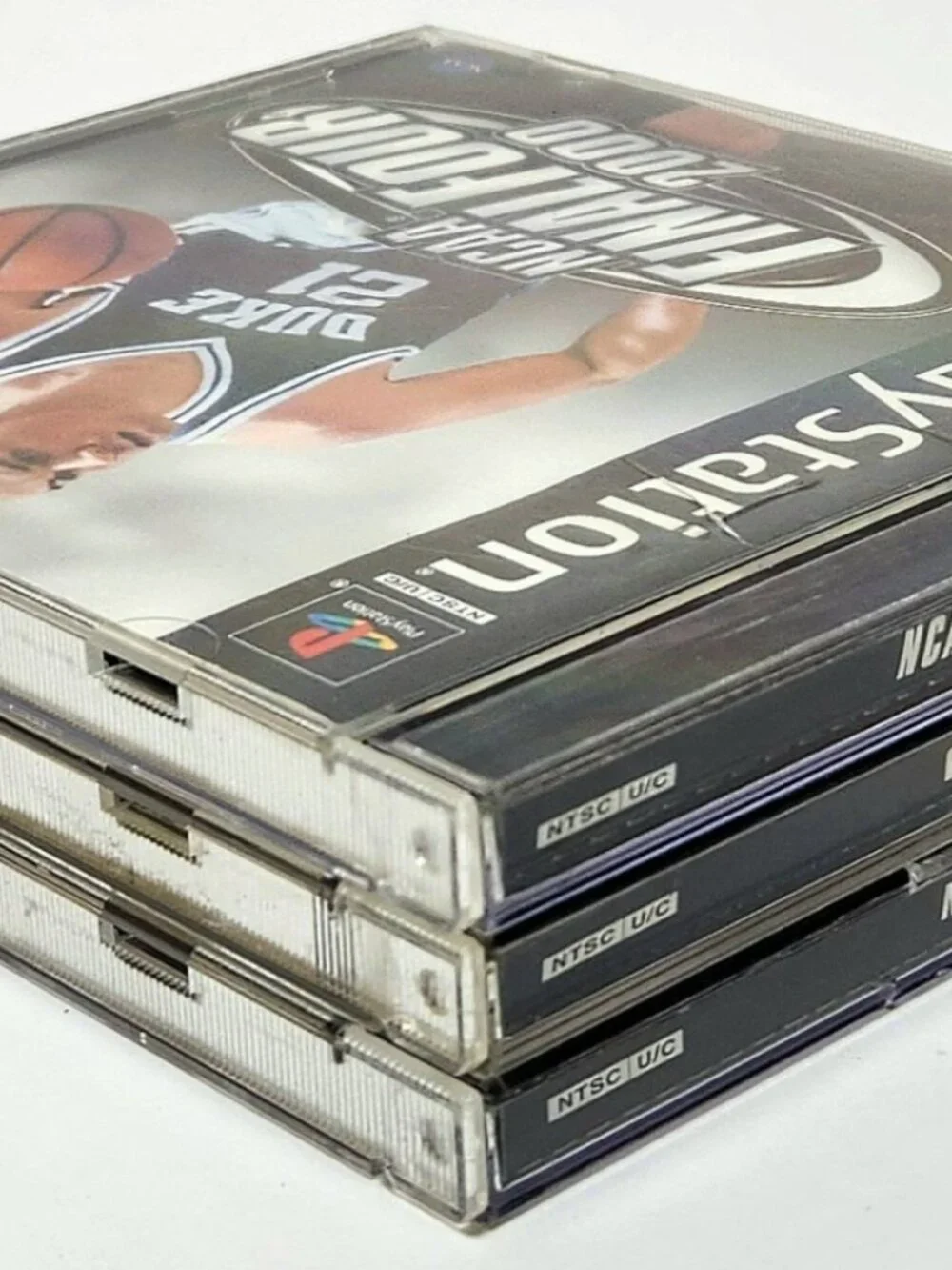 NBA Live 98, NCAA Final Four 2000, NFL GameDay 2004 PS1 CIB PlayStation 1 Bundle